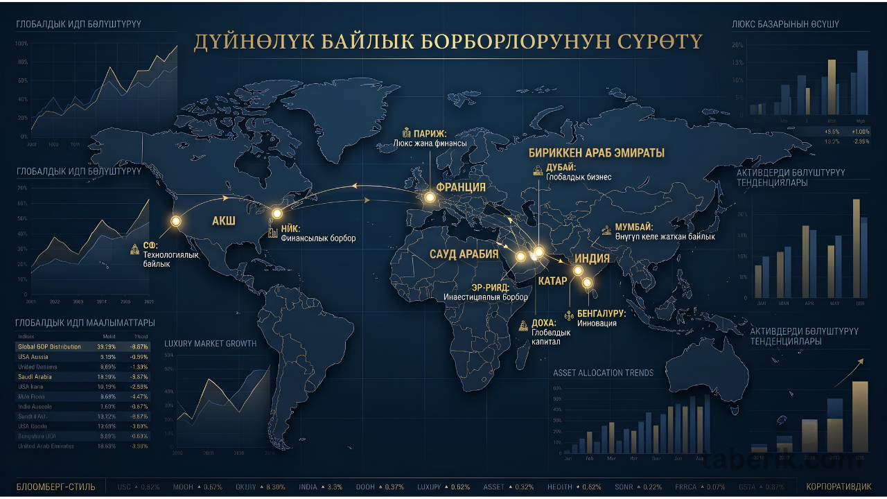 Дүйнөлүк капиталдын картасы